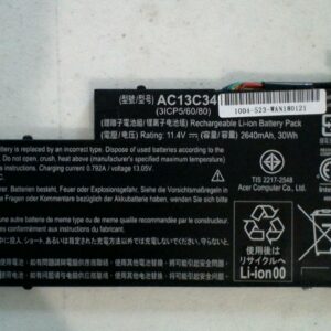 Bateria Laptop Acer Series Aspire V5 122P 11.4V 2.6 AC13C34 Generica RMC37